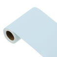 thumbnail image 1 of Uxcell 197"x3.9" Papel Tapiz Azul Claro, Papel Contacto de Pelar y Pegar, Papel de Pared de Vinilo de Color Sólido, 1 of 7