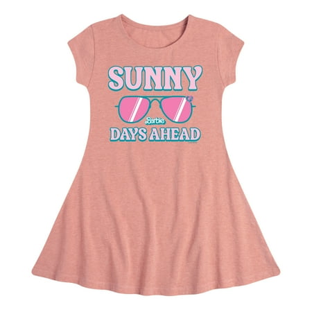 

Barbie - Sunny Days Ahead - Fancy Shades - Toddler And Youth Girls Fit And Flare Dress