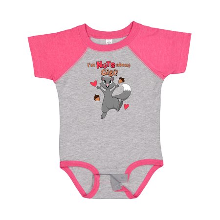 

Inktastic I m Nuts About Gigi Gift Baby Boy or Baby Girl Bodysuit