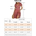thumbnail image 3 of Summer Dresses for Women 2024 Short Sleeve V Neck Wrap Dress Casual Midi Sundresses, 3 of 6