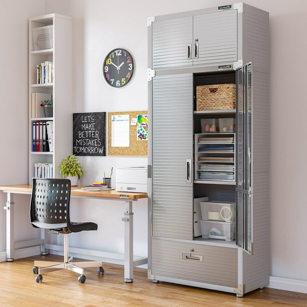 Seville Classics UltraHD Storage Cabinet with Bottom Drawer