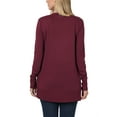 thumbnail image 3 of KOGMO Womens Long Knit Cardigan Sweater with Pockets and Snap Buttons Detail, 3 of 4
