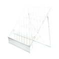thumbnail image 3 of Mostrador de exhibición de CD de mesa, estructura de alambre para firma de libros, oficina de galería, metal. blanco, 3 of 9