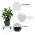 thumbnail image 2 of CIMAXIC 1pc Moveable Flowerpot Tray Universal Wheel Flowerpot Base Plate Holding Tray,11.42"X11.42"X3.54", 2 of 5