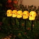 thumbnail image 3 of Jack-O-Lantern Yard Stakes Luces solares jardín calabaza Halloween al aire libre, 3 of 9