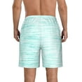 thumbnail image 3 of Kll Blue Bright Men'S Casual Summer Beach Shorts Hawaiian Shorts With Pockets-X-Large, 3 of 9