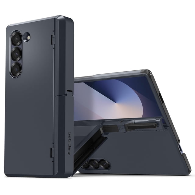 Funda Spigen Tough Armor Pro P para Galaxy Z Fold 6, color plateado