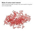 thumbnail image 4 of 500 Pack Small Screw Eye Hooks Mini Eyelets Screws, 5x10x1.2mm, Red, 4 of 5