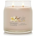 thumbnail image 2 of Yankee Candle Vanilla Crème Brûlée Scented, Signature 13oz Medium Jar 2-Wick Candle, Over 35 Hours of Burn Time, 2 of 5