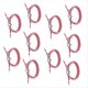 thumbnail image 5 of 10 Piezas Pulsera Envolvente Tejida de Fútbol Ajustable Pulsera para Fanáticos de los Deportes Recuerdos de Eventos para Hombres Pulseras Envolventes para Mujeres H, 5 of 5