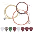 thumbnail image 4 of Juego de Cuerdas Para guitarra Acústica ANGGREK Peso Ligero, 4 of 8