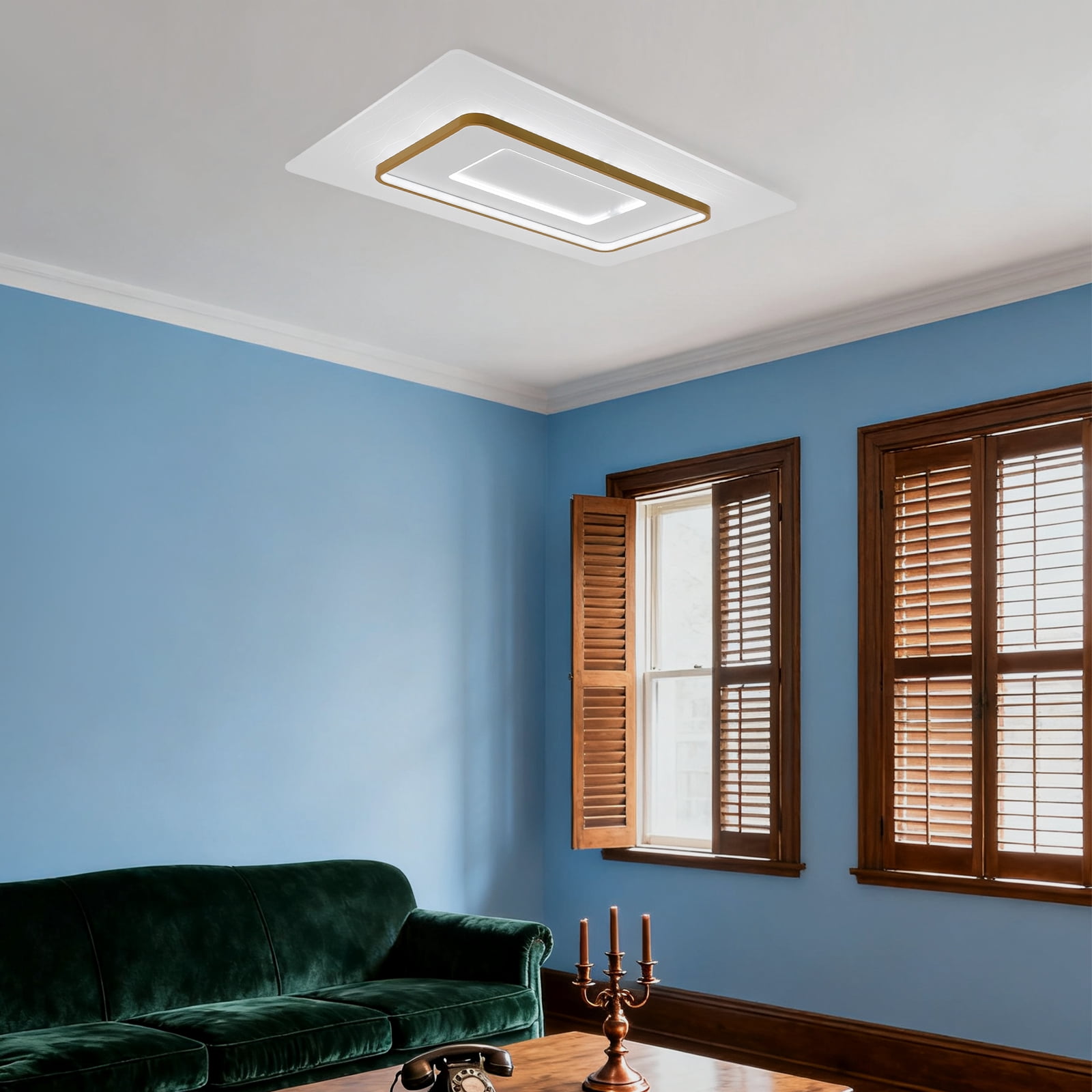 LED Ceiling Light, Dimmable Ceiling Lamp, Modern LED Ceiling Light Fixture, suitable for the dining room, living room, bedroom
