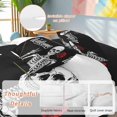 thumbnail image 4 of Welcome Skeleton Full Size Comforter Set, Abstract Funny Skull Skeleton Bone Biting A Rose Bedding for All Seasons, 4 Pcs Bed Set, 1Quiltcover (86"x86") ,1Sheet(80"x116"), 2Pillowcases (30"x20"), 4 of 9