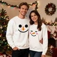 thumbnail image 6 of Christmas Couples Sweatshirts Merry Christmas Printing Long Sleeve Shirts Crewneck Pullover Winter Fleece Sweaters Xmas Funny Holiday Sweatshirts Gifts(Men), 6 of 6