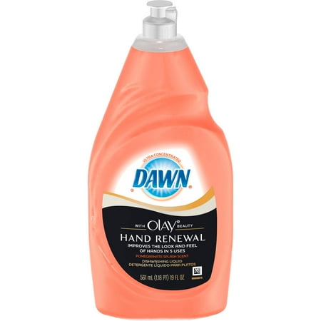 dawn plus dishwashing liquid with vitamin e pomegranate splash ultra