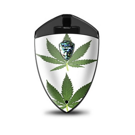Skin Decal Vinyl Wrap for Smok Rolo Badge Vape stickers skins cover / Pot Leaf Weed Marijuana (Best Wraps For Weed)