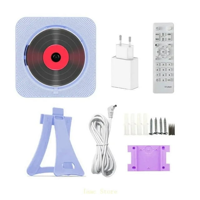 Portable CDs Player Bluetooth-Compatible Speaker Rechargeable for Car and Home Use ,Bluetooth Transmitter 5.0