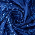 thumbnail image 2 of Zelouf Alaya Floral Sequin On Stretch Mesh  , Sewing, DIY, Crafts Fabric by the Yard, Royal/royal, 10 Yard, 2 of 3