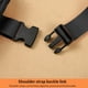thumbnail image 5 of Bolsa de pecho impermeable de nailon para cruzar el cuerpo negro, 5 of 6