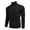 Black, variant on Men's Ribbed Turtleneck Sweater Casual Basic Long Sleeve Knitted Pullover Sweater