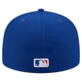 thumbnail image 4 of Men's New Era Royal New York Mets Yarn Stitch 59FIFTY Fitted Hat, 4 of 6