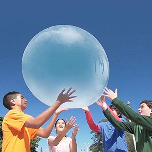 Sweetichic Bubble Ball Inflatable Water Filled Beach Balls Funny Toy Ball Balloon Outdoor Amazing Tear-Resistant Soft TPR Balloon Air-FilledStretch Firm Ball Outdoor Play for Kids Children Adults