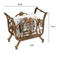 thumbnail image 3 of Stratton Magazine Rack Bronze Bronze, 3 of 5