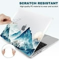 thumbnail image 3 of KANCOKIT Compatible with MacBook Air 13 inch Case 2025 2024 2023 2022 M4 A3240 M3 A3113 M2 A2681 with Mountain Print, Protective Hard Plastic Shell Case+Keyboard Cover+Screen Film, 3 of 8
