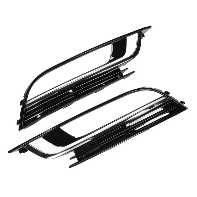 3C8853665, Pare-Chocs avant Plaqué Noir Grille de Brouillard ABS pour Voitures