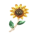 thumbnail image 2 of Broche de joyería Salvador pin de girasol para mujeres, 2 of 9