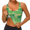 thumbnail image 3 of Fuzoiu Crocodile And Bush Print Women's Sports Vest,U-Back Sports Tank,Gym Vests,Athletic Sleeveless Shirts,Exercise Undershirts,Yoga, Gym, and Dance Wear-XX-Large, 3 of 8