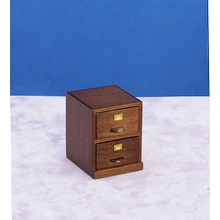 Dollhouse Small File Cabinet Walnt Cb Walmart Com