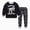 R121-Black, variant on NOLDARES Girls Christmas Pajamas Toddler Boy Kids Holiday Pajamas Set Santa PJS Children Clothes Fall Winter Sleepwear 6-12 Months 12-24 Months 2t 3t 4t 5t 6t 7t 8t 9t Children,AG,6-7 Y