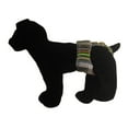 thumbnail image 2 of Barkertime Gray Plaid Neon Stripes Washable Dog Diaper - Made in USA, 2 of 8