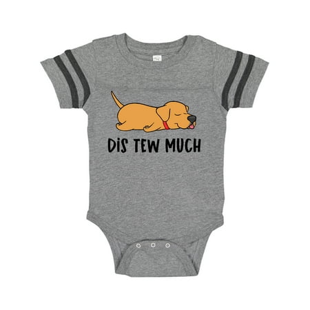 

Inktastic Napping Dis Tew Much Golden Labrador Retriever Gift Baby Boy or Baby Girl Bodysuit
