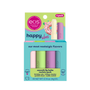 Eos Happy Vibes Lip Balm Gift Set- 0.14 oz, Pack of 4