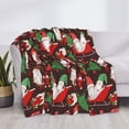 thumbnail image 3 of Disketp Merry Christmas1 Flannel Blankets - Thick and Warm Blanket for Winter, Soft Fuzzy Plush King Blanket for All Seasons-60"x50", 3 of 6