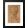 thumbnail image 2 of Agnolo Bronzino 11x14 Black Modern Framed Museum Art Print Titled - Man's Head from the Back (16th Century?), 2 of 5