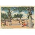 thumbnail image 2 of Wild Apple Portfolio 18x13 White Modern Wood Framed Museum Art Print Titled - Beach Postcard III, 2 of 4