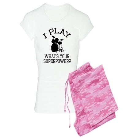 CafePress – I Play Drums – Women s Light Pajamas