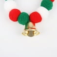 thumbnail image 4 of Christmas Bell Collar for Cats Festive Necklace Decoration with Adjustable Elastic Band(Red/S), 4 of 6