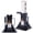 Black 8, variant on 22 Ton (44,000 lb) Heavy Duty Pin Type Car Jack Stand with Lock, 20 Max Height, Steel, Black, 1 Pair for Trucks SUVs