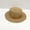 Khaki, variant on Straw Boater Hat for Women Men Beach Sun Hat Foldable Flat Panama Hat Sun UV-Protection Fedora Derby Pork-Pie Hat Wide Brim Panama Hat