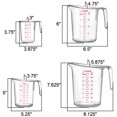 thumbnail image 4 of Vasos medidores Amazing Abby Melissa de plástico irrompible de 250 a 2000 ml, 4 of 4