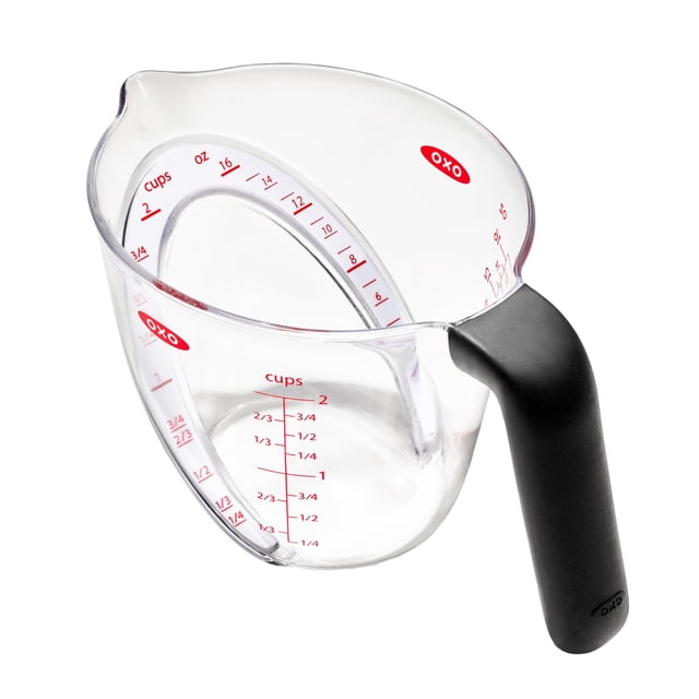 Vaso medidor OXO Good Grips para 2 tazas, angulado, sin BPA