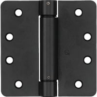 National Mfg Spring Door Hinge, Adjustable, Bronze, 4-In.