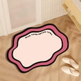 thumbnail image 6 of Bathroom Rugs QTOCIO Shaped Carpet Bathroom Absorbent Stain-absorbing Floor Mats Non-slip Fast Drying Soft Mats Put Bathroom Doorway Floor Mats, 6 of 6