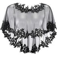 thumbnail image 5 of YooGuoGuo Women Lace Wedding Shawls Wrap Bridal Embroidered Shrug Bolero Cape Shoulder Covers Up Evening Prom Party Dress, 5 of 6