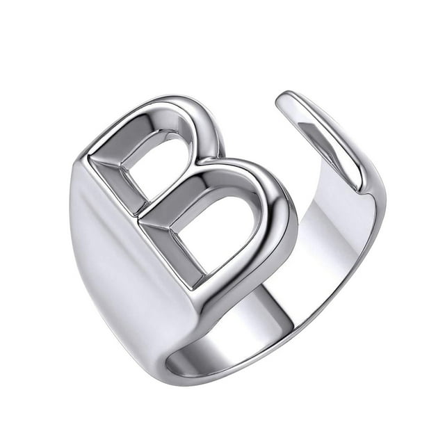 Fiudx Joyería de Moda para Mujer con 26 Letras Abiertas