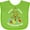 Apple Green, variant on Inktastic Rockin' Around the Christmas Tree Boys or Girls Baby Bib